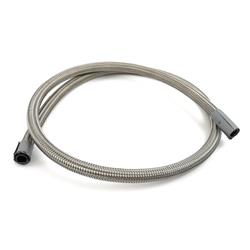 AN Hose, 6000 Series, PTFE Lined, Braided Stainless Steel, -6 AN, 3 ft. Length, Each