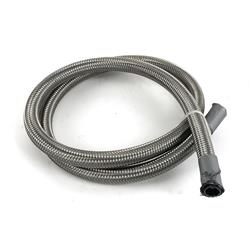 AN Hose, 6000 Series, PTFE Lined, Braided Stainless Steel, -8 AN, 3 ft. Length, Each