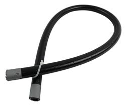 AN Hose, 6000 Series, PTFE Lined, Braided Stainless Steel, -12 AN, 3 ft. Length, Black Cover, Each