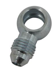 Fitting, Hose End, P.T.F.E., -4 AN Hose to  3/8 in. Banjo, Steel, Zinc Plated, Each