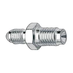 Fitting, Brake, Male -3 AN to Male 10mm x 1.5 Inverted Flare, Steel, Zinc Plated, Each