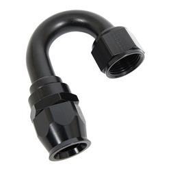 12AN 180 Degree Real-Street Hose End, Black