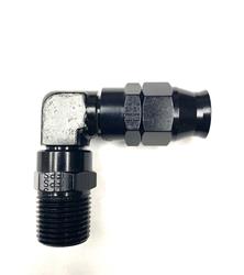 6AN 90 Degree Real Street Hose End x 1/2" NPT