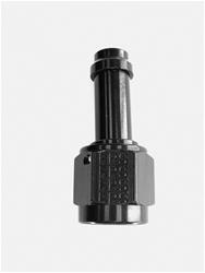 Fitting, Hose End, EZ Street, Straight, -8 AN, Barb to Female Thread, Aluminum, Black Anodized, Each