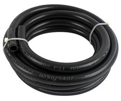 Hose, Series 8300, Push-Lok, Hi-Temp, Synthetic Rubber, Black, -6 AN, 10 ft. Length, Each