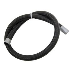 Hose, Premium, Braided Nylon, Black, -10 AN, 3.0 ft. Length, Each