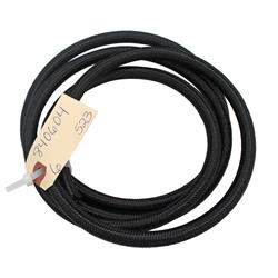 Hose, Premium, Race, -4 AN Size, Synthetic Rubber, Braided Nylon Outer, Black, 500 psi, 6 ft. Length, Each