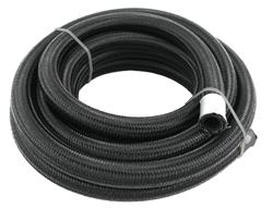 Hose, Premium, Race, -10 AN Size, Synthetic Rubber, Braided Nylon Outer, Black, 500 psi, 15 ft. Length, Each