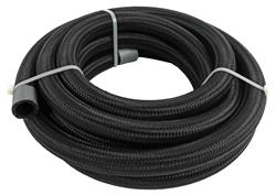 Hose, Premium, Race, -12 AN Size, Synthetic Rubber, Braided Nylon Outer, Black, 350 psi, 15 ft. Length, Each