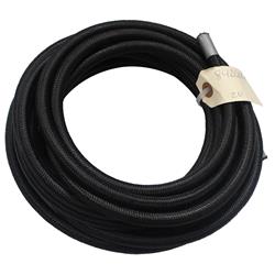 Hose, Premium, Braided Nylon, Synthetic Rubber, Black, -4 AN, 20 ft. Length, Each