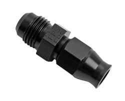 Fitting, Adapter, AN to Tubing, Straight, Aluminum, Black Anodized, -6 AN, 5/16 in., Each