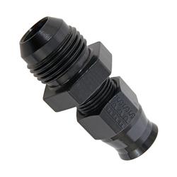 Fitting, Adapter, AN to Tubing, Straight, Aluminum, Black Anodized, -8 AN, 3/8 in., Each