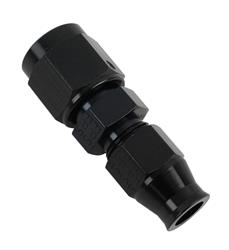 Fittings and Adapters, AN to Tube Adapter Fittings, Straight, Swivel, Aluminum, Black Anodized, -6 AN Female AN, 5/16 in. Compression, Each