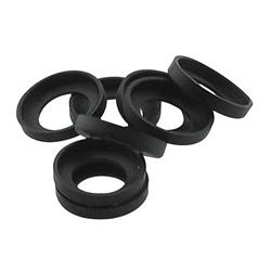 Hose End Caps, Series 8000, Push-Lite, High Temperature Seal, Rubber, -6 AN, Set of 10