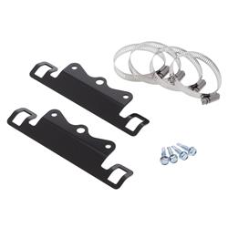 Shock Reservoir Mounting Kit, Bracket and Hardware, Steel, Black, 2.0/2.5 Shocks, Kit