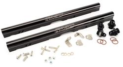 Fuel Rails, Billet Aluminum, Black Anodized, Chevy, LS1/LS6 Engines, LSXR 102mm Intake, Kit