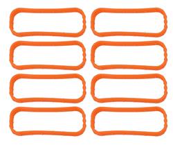 Intake Gaskets, LSXR, Buna Rubber, LS1, LS6, LS7 Cathedral Port, Chevy, Set of 8