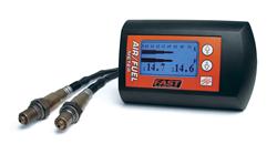 Meter, Air/Fuel Ratio, Gas Only, Rectangular, Digital, Electrical, Dual Sensors, 12 ft. Cables, Kit