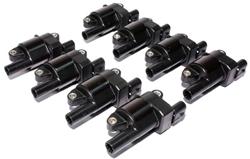 Ignition Coils, Coil Pack Style, Female/Socket, Epoxy, Black, Cadillac, Chevy, GMC, Hummer, 6.2L L92, Set of 4