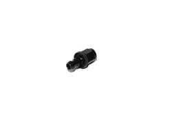 Hose Ends, Push-Lock Fittings, Socketless Barb, Straight, -6 AN Size, Aluminum, Black, -6 AN Adapter Size, Female Threads, Each