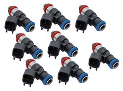 Fuel Injectors, 85 lbs./hr., High Impedance,  EV6/USCAR Style, Universal, Set of 8