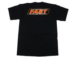 T-Shirt, Cotton, Black, FAST Logo, Men's X-Large, Each