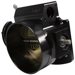 Throttle Body, Big Mouth, Aluminum, Black Anodized, 102mm, Chevy, LS, Cable Driven, wo/TPS or IAC, Each