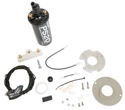 Ignition Control System, Points To XR-I Electronic Ignition, PS20 Coil, Ford, Single Points, V8, Kit