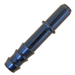 Hose End, Straight, 1/2 in. Quick Connect, 1/2 in. Hose Barb, Aluminum, Blue Anodized, Each