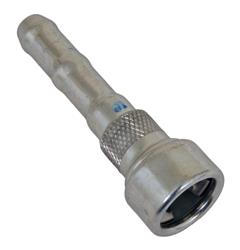 Quick Disconnect Fittings, 3/8 in. Female and Male, Straight, Steel, Natural, Each