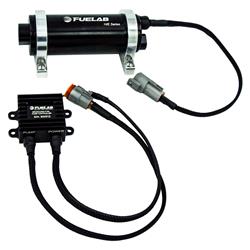 Fuel Pump, High Efficiency EFI Electric In Line, Twin Screw DC Brushless, External, Street/Strip, Remote Mount,106 GPH, Black Anodized, Each