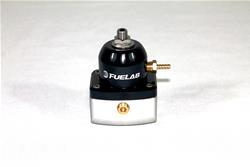 Fuel Pressure Regulator, 25-90 psi, Inline, Return Style, -10 AN Female Inlet/Outlet, Aluminum, Black, Each