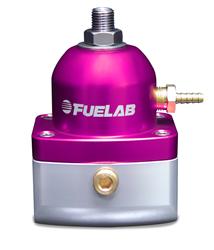 Fuel Pressure Regulator, 515 Series, Inline, 25-90 psi, Billet Aluminum, Purple Anodized, Each