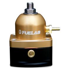 Fuel Pressure Regulator, 515 Series, Inline, Return Style, 90-125 psi, Billet Aluminum, Gold Anodized, Each