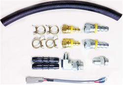 100 GPH Competitor Pump Install Switch Kit w/wiring harness adapter, ORB adapters, 3/8" and 1/2, push lock fit