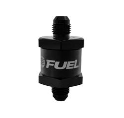 Check Valve, Billet Aluminum, Black Anodized, -6 AN Male Threads, Each