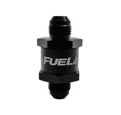 Check Valve, Billet Aluminum, Black Anodized, -8 AN Male Threads, Each