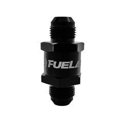 Check Valve, Billet Aluminum, Black Anodized, -10 AN Male Threads, Each