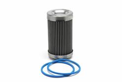 Fuel Filter Element, Stainless Steel Mesh, 40 Micron, Replacement, 3 in. Long, Each