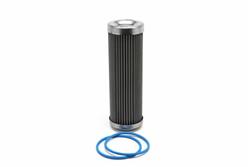 Fuel Filter Element, Stainless Steel Mesh, 40 Micron, Replacement, 5 in. Long, Each