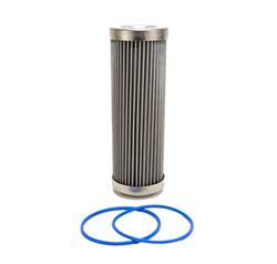 Fuel Filter Element, PRO Series Extreme Flow, 40 Micron Stainless Mesh, 6 in. Length, Each