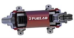 Fuel Filter, 858 Series, Inline, High Flow, 10 microns, Aluminum Housing, Black Anodized, Paper Element, Each