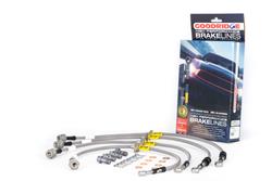 Goodridge 17-18 Honda Civic Si (Si Model Only) SS Brake Line Kit