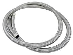 Hose, 202 Series, -7 AN Size, Braided Stainless Steel, Natural, 6 ft. Length, Each