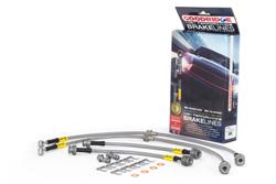 Goodridge 13-15 Nissan Sentra w/ Rear Drum Brakes SS Brake Line Kit