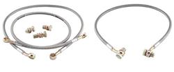 12" CLR COATED SS BRAKE HOSE