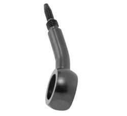 Fittings, Sniper 2 Brake Adapters, 20 degree, Stainless Steel, Black, 10mm Banjo, Male Threads, Each