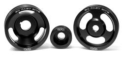 3-piece underdrive pulley kit (Crank, alternator & power steering pulleys & belts.) Suits WRX/STi MY99-00, Forester GT MY01-02)