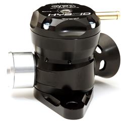 Blow-Off Valve, Hybrid Dual Outlet Valve, Billet Aluminum, Black Anodized, Mazda, Mitsubishi, Each