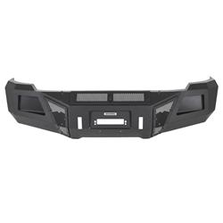 Bumpers, BR11, Front, Fabricated, Steel, Black Textured Powdercoated, Chevy, Each